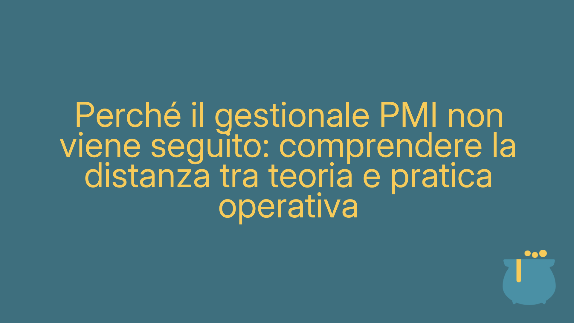 Perché il gestionale PMI non viene seguito: comprendere la distanza tra teoria e pratica operativa