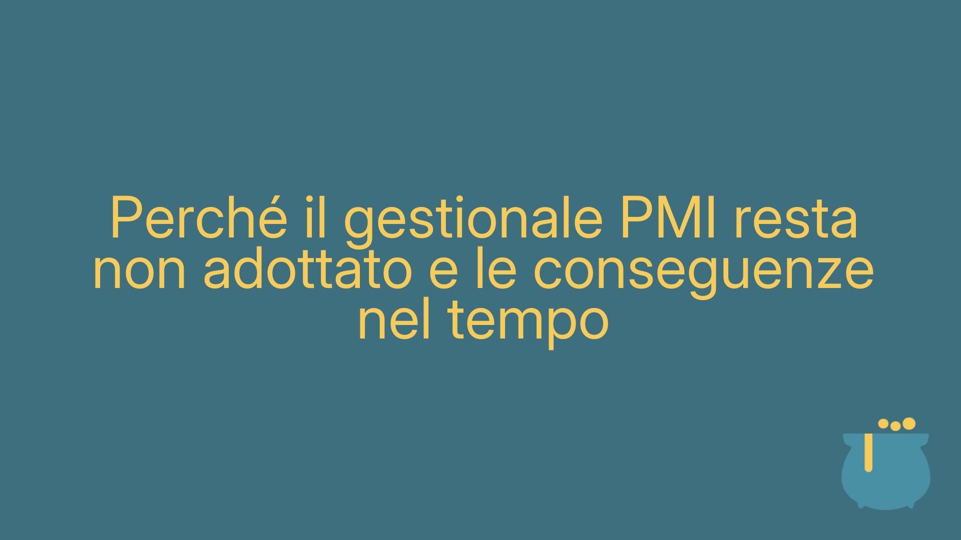 Perché il gestionale PMI resta non adottato e le conseguenze nel tempo
