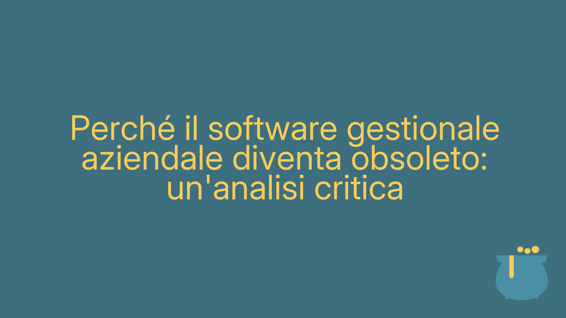 Perché il software gestionale aziendale diventa obsoleto: un'analisi critica