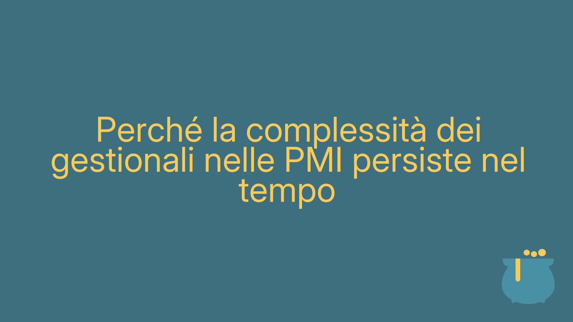 Perché la complessità dei gestionali nelle PMI persiste nel tempo