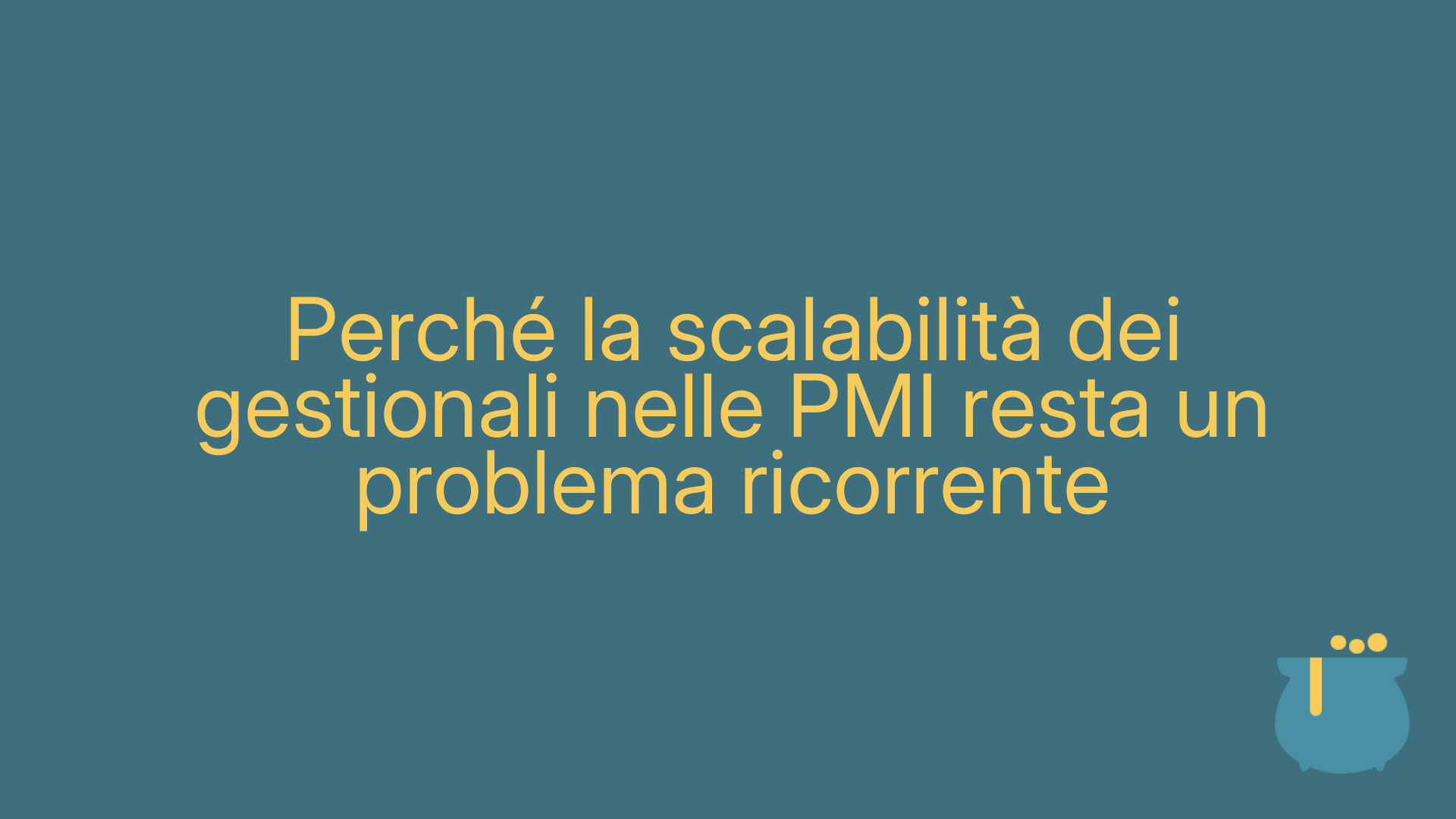 Perché la scalabilità dei gestionali nelle PMI resta un problema ricorrente