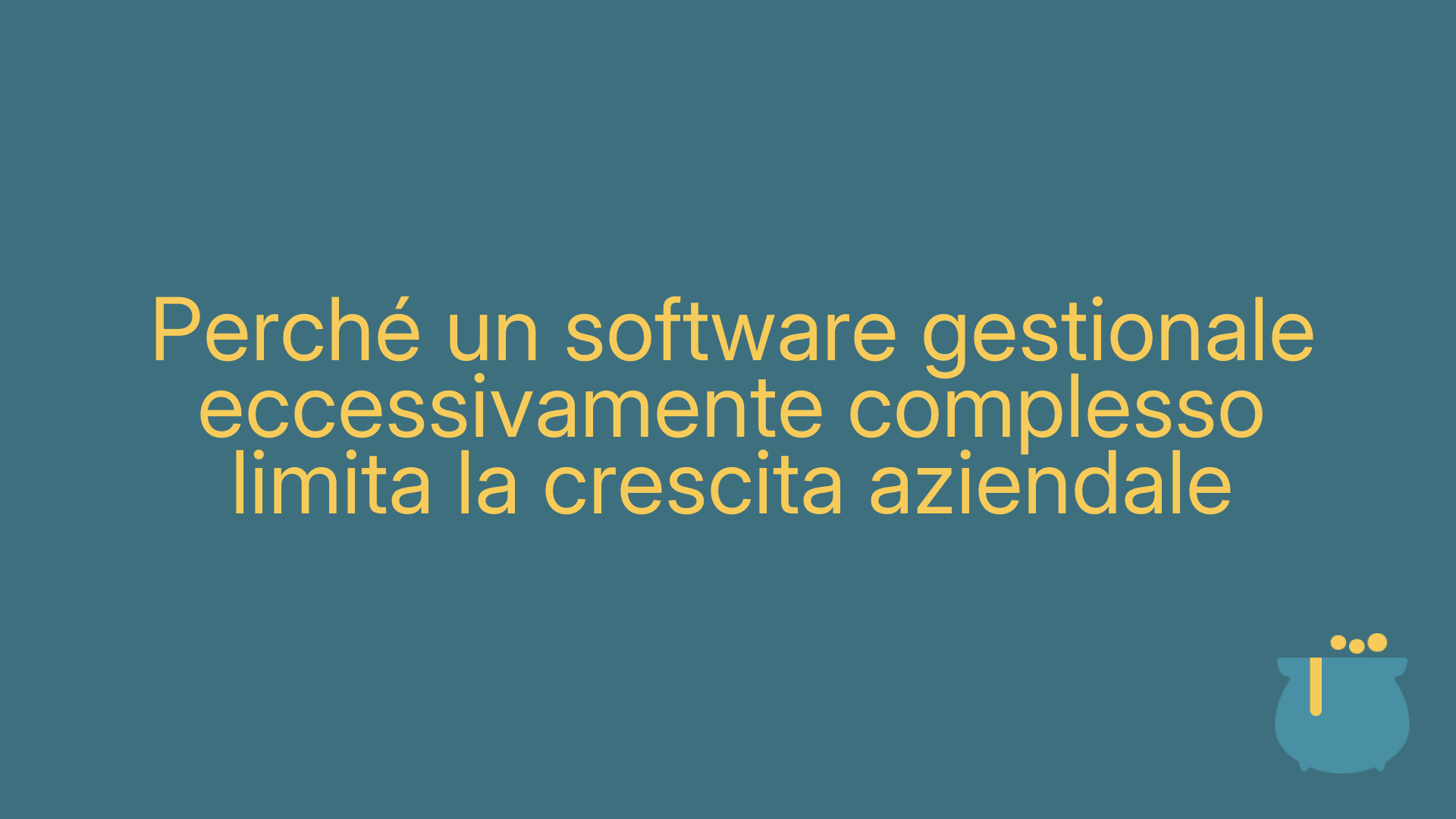 Perché un software gestionale eccessivamente complesso limita la crescita aziendale