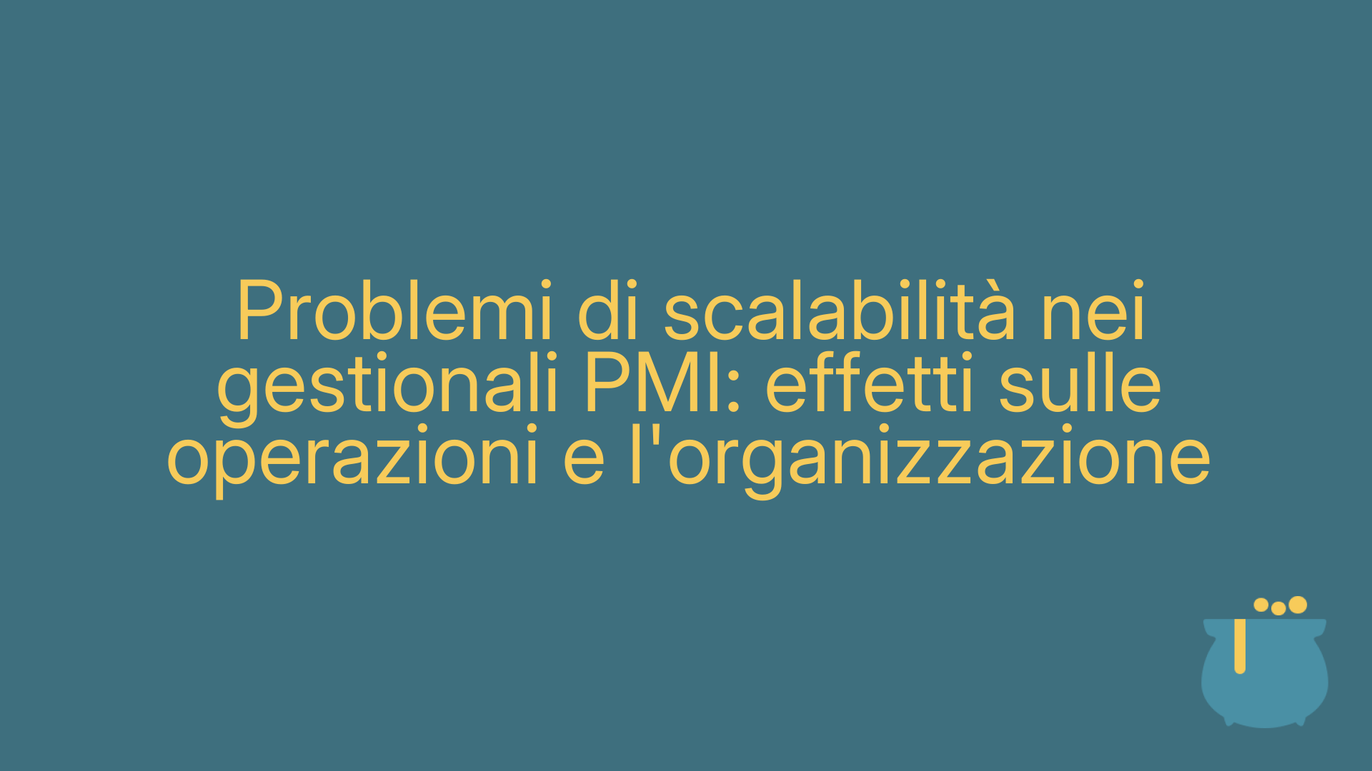 Problemi di scalabilità nei gestionali PMI: effetti sulle operazioni e l'organizzazione