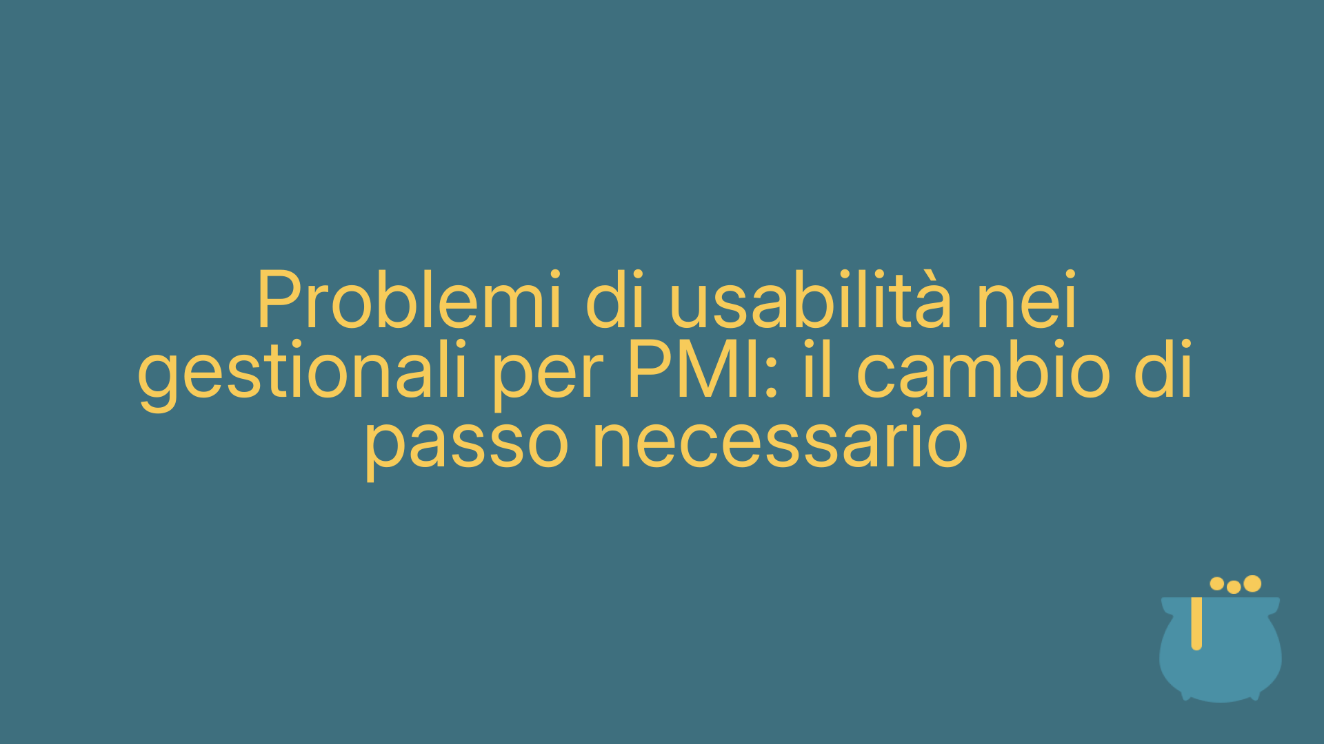 Problemi di usabilità nei gestionali per PMI: il cambio di passo necessario