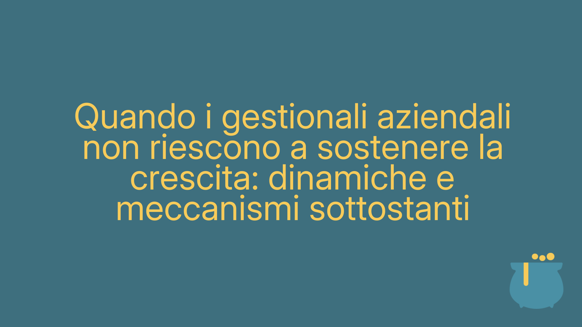 Quando i gestionali aziendali non riescono a sostenere la crescita: dinamiche e meccanismi sottostanti