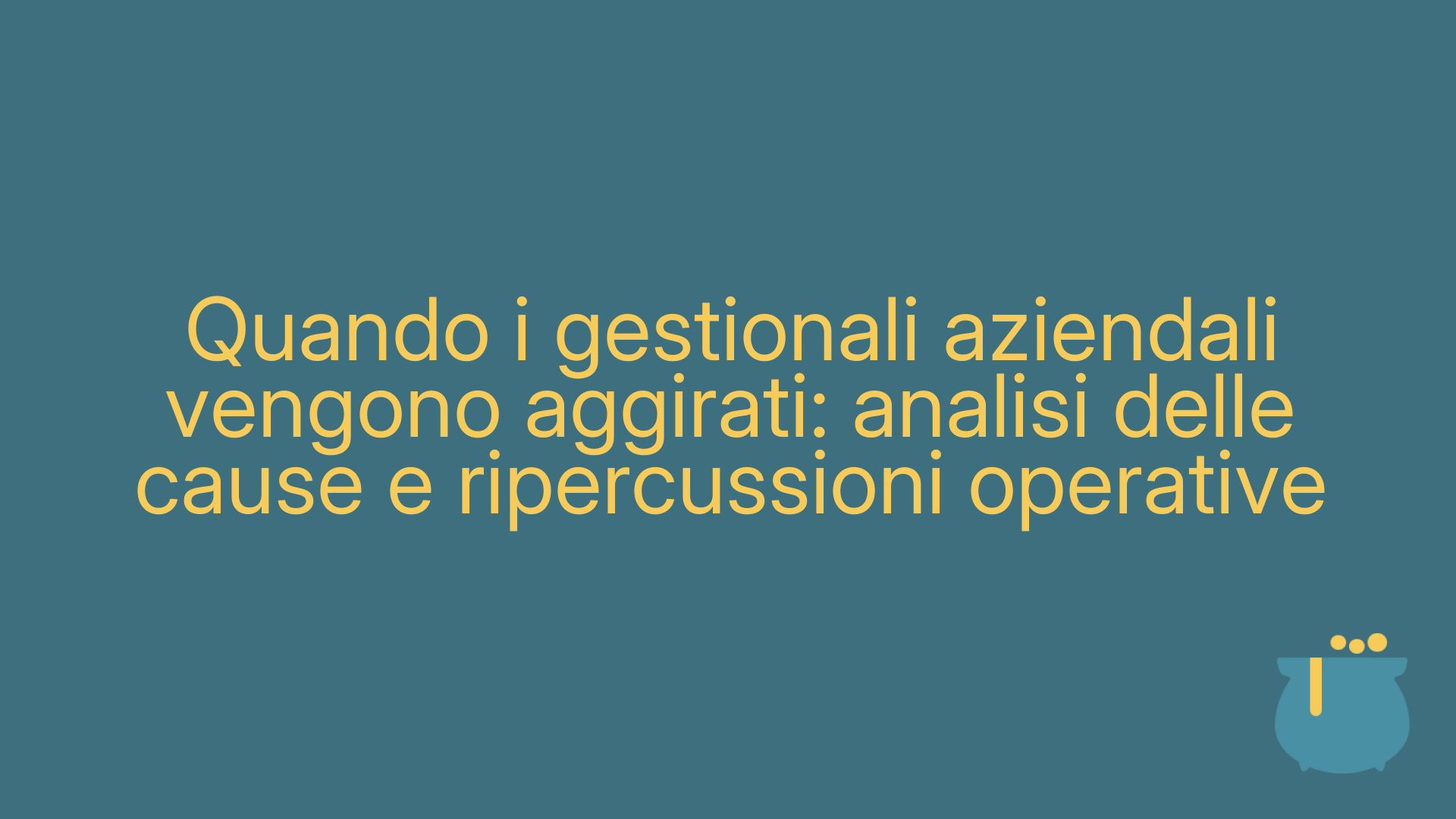 Quando i gestionali aziendali vengono aggirati: analisi delle cause e ripercussioni operative