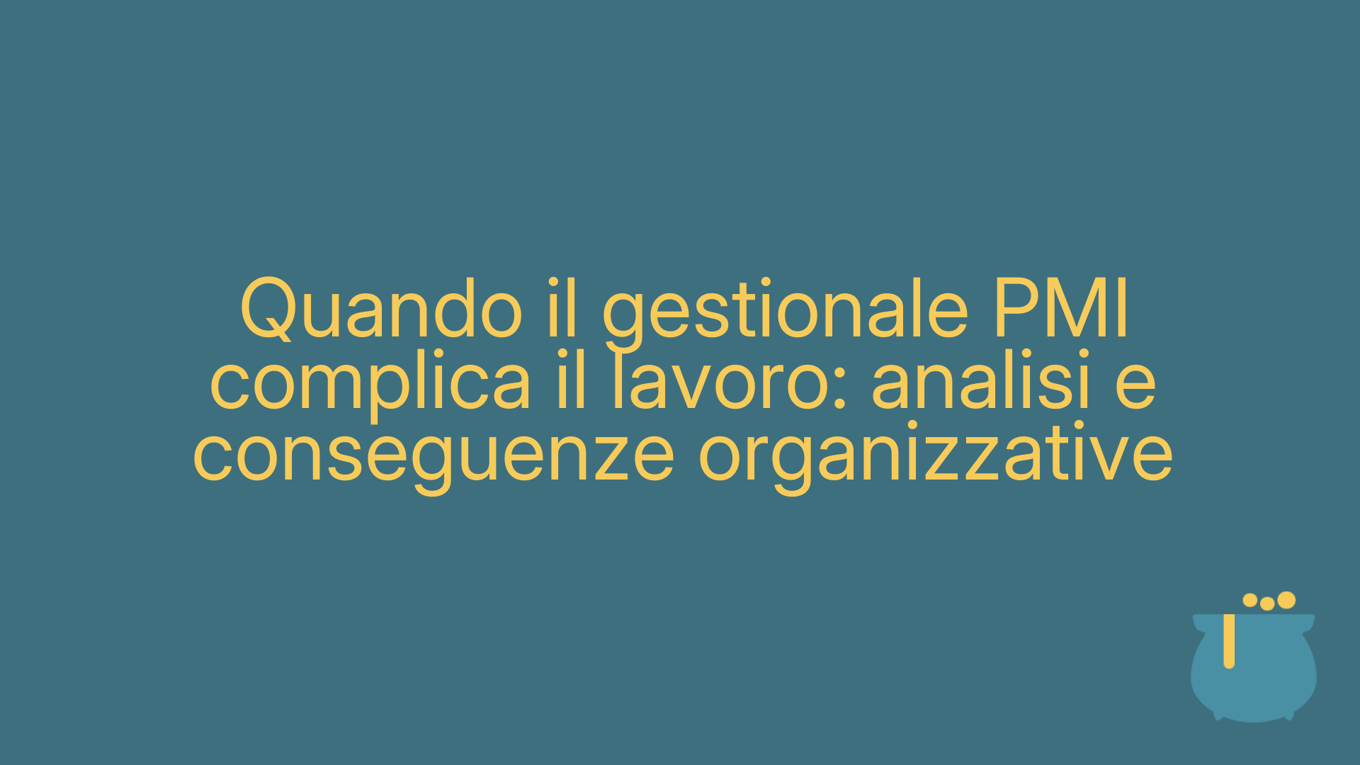 Quando il gestionale PMI complica il lavoro: analisi e conseguenze organizzative