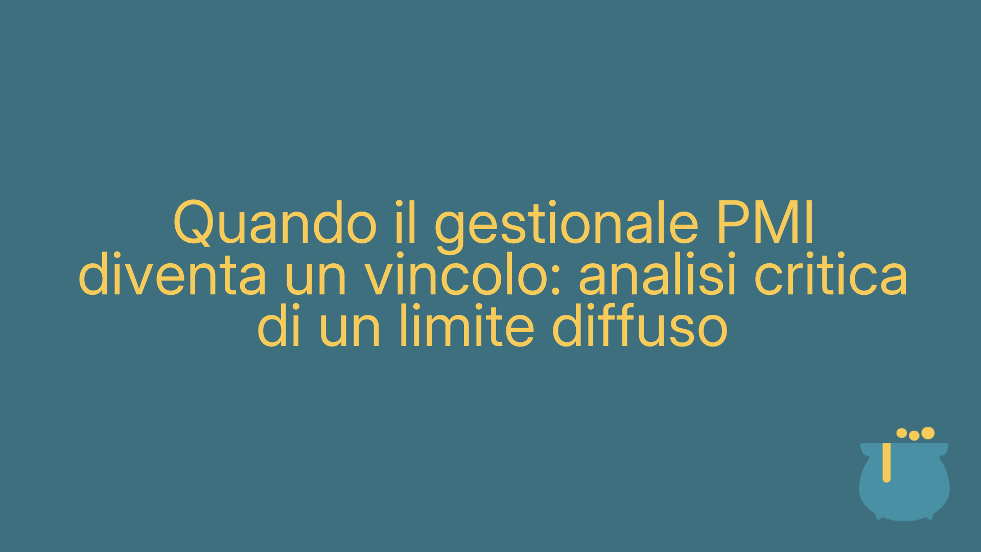Quando il gestionale PMI diventa un vincolo: analisi critica di un limite diffuso