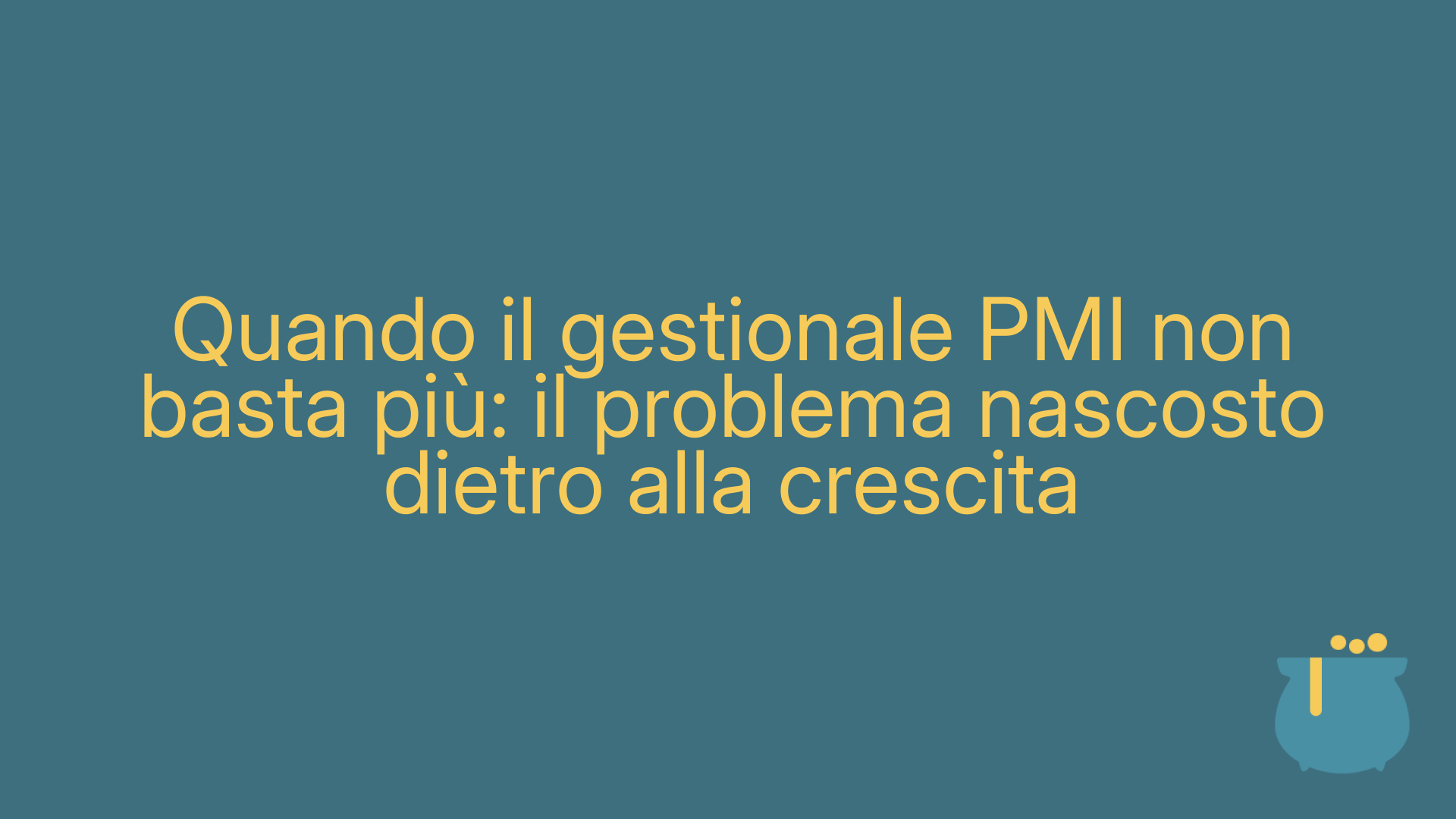 Quando il gestionale PMI non basta più: il problema nascosto dietro alla crescita