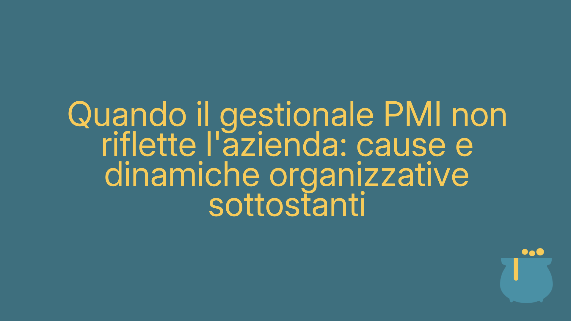 Quando il gestionale PMI non riflette l'azienda: cause e dinamiche organizzative sottostanti