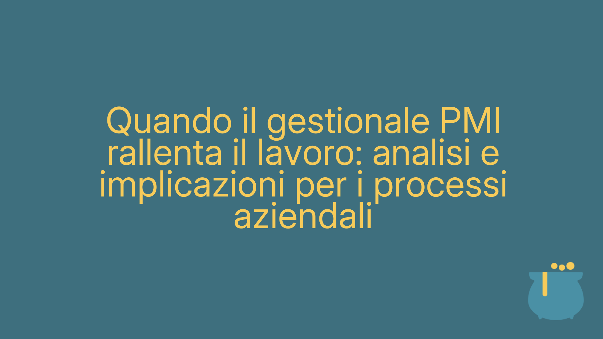 Quando il gestionale PMI rallenta il lavoro: analisi e implicazioni per i processi aziendali