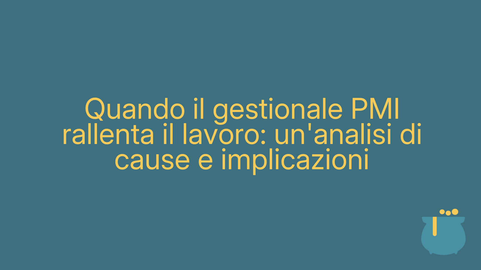 Quando il gestionale PMI rallenta il lavoro: un'analisi di cause e implicazioni