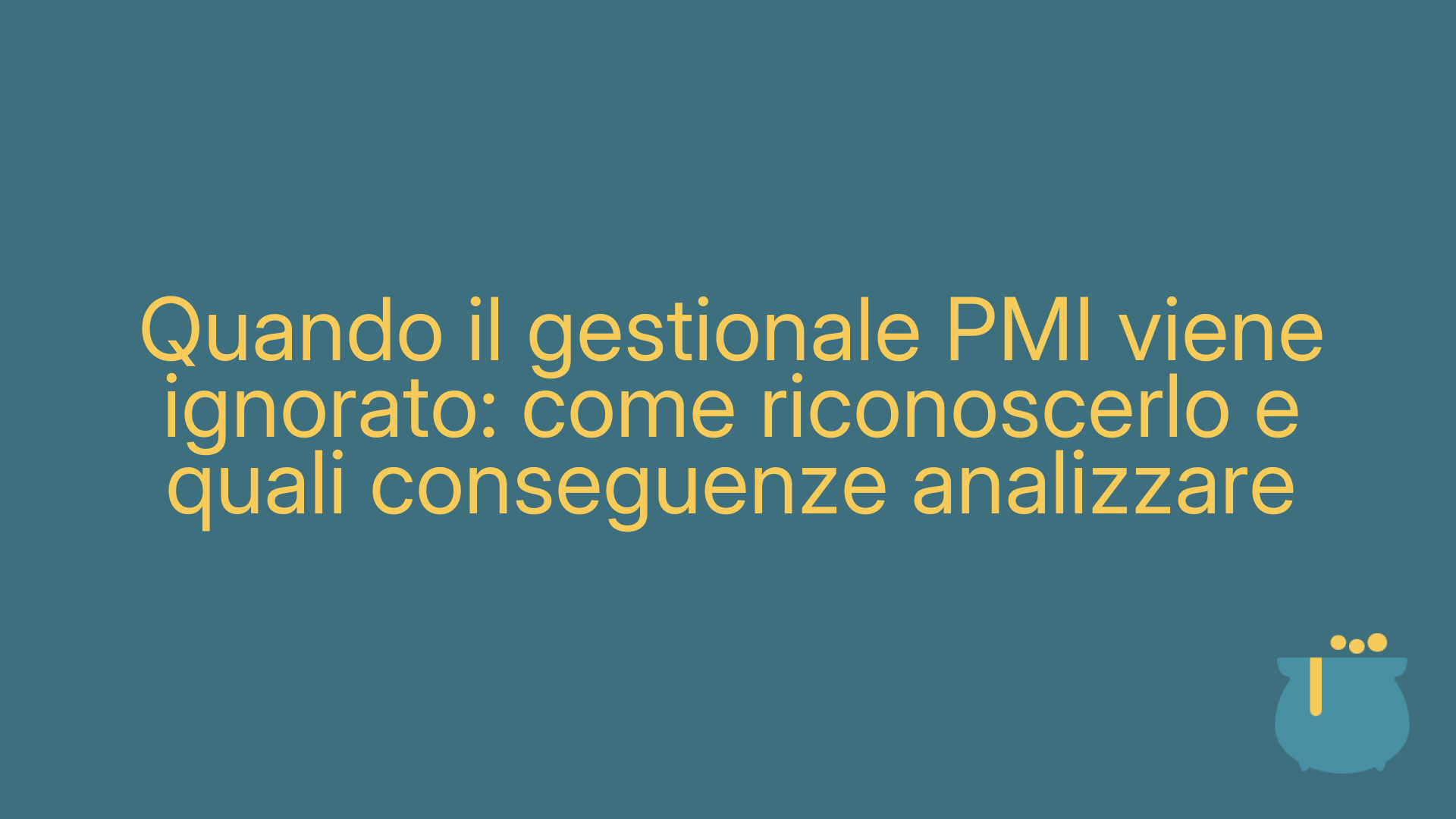 Quando il gestionale PMI viene ignorato: come riconoscerlo e quali conseguenze analizzare