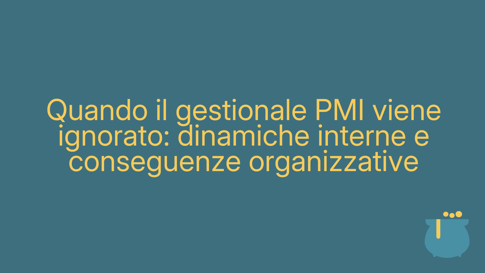 Quando il gestionale PMI viene ignorato: dinamiche interne e conseguenze organizzative