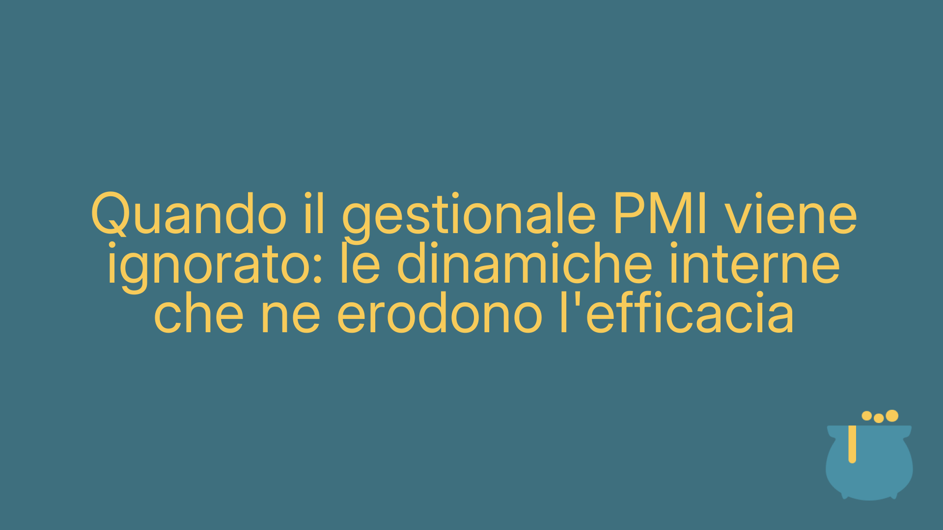 Quando il gestionale PMI viene ignorato: le dinamiche interne che ne erodono l'efficacia