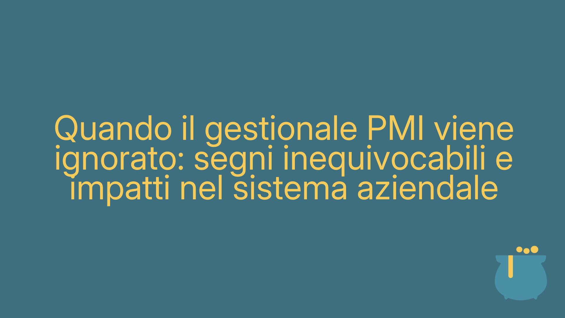 Quando il gestionale PMI viene ignorato: segni inequivocabili e impatti nel sistema aziendale