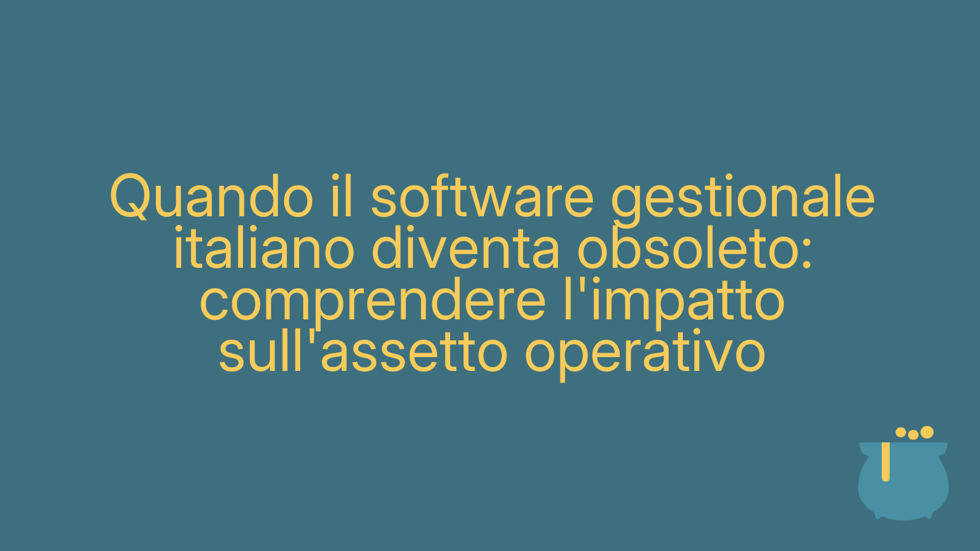 Quando il software gestionale italiano diventa obsoleto: comprendere l'impatto sull'assetto operativo