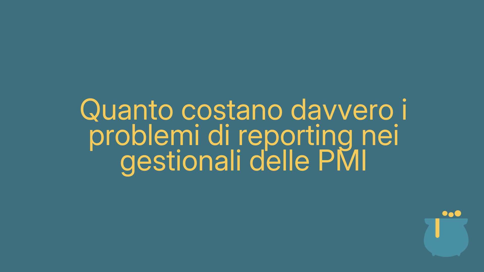 Quanto costano davvero i problemi di reporting nei gestionali delle PMI