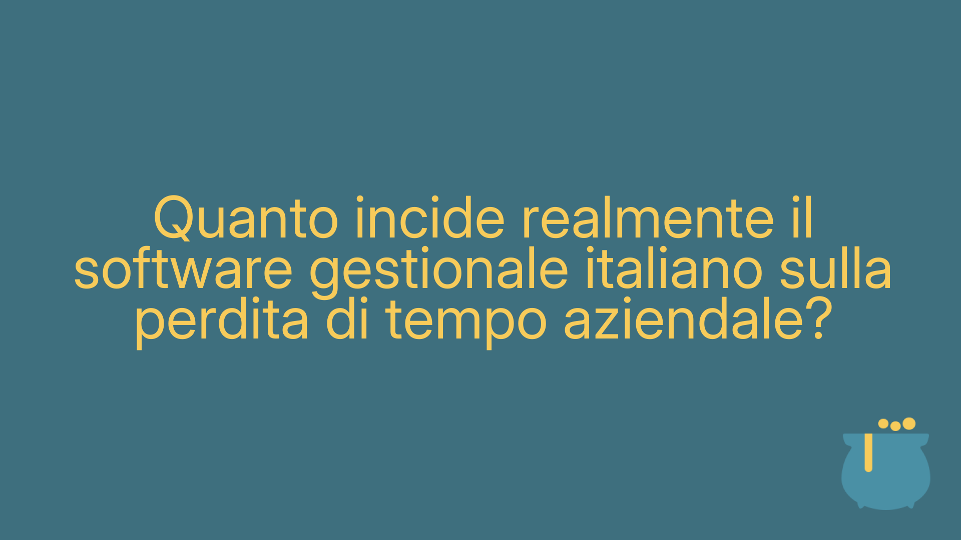 Quanto incide realmente il software gestionale italiano sulla perdita di tempo aziendale?