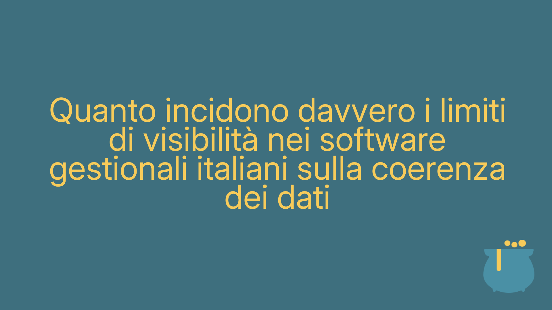 Quanto incidono davvero i limiti di visibilità nei software gestionali italiani sulla coerenza dei dati