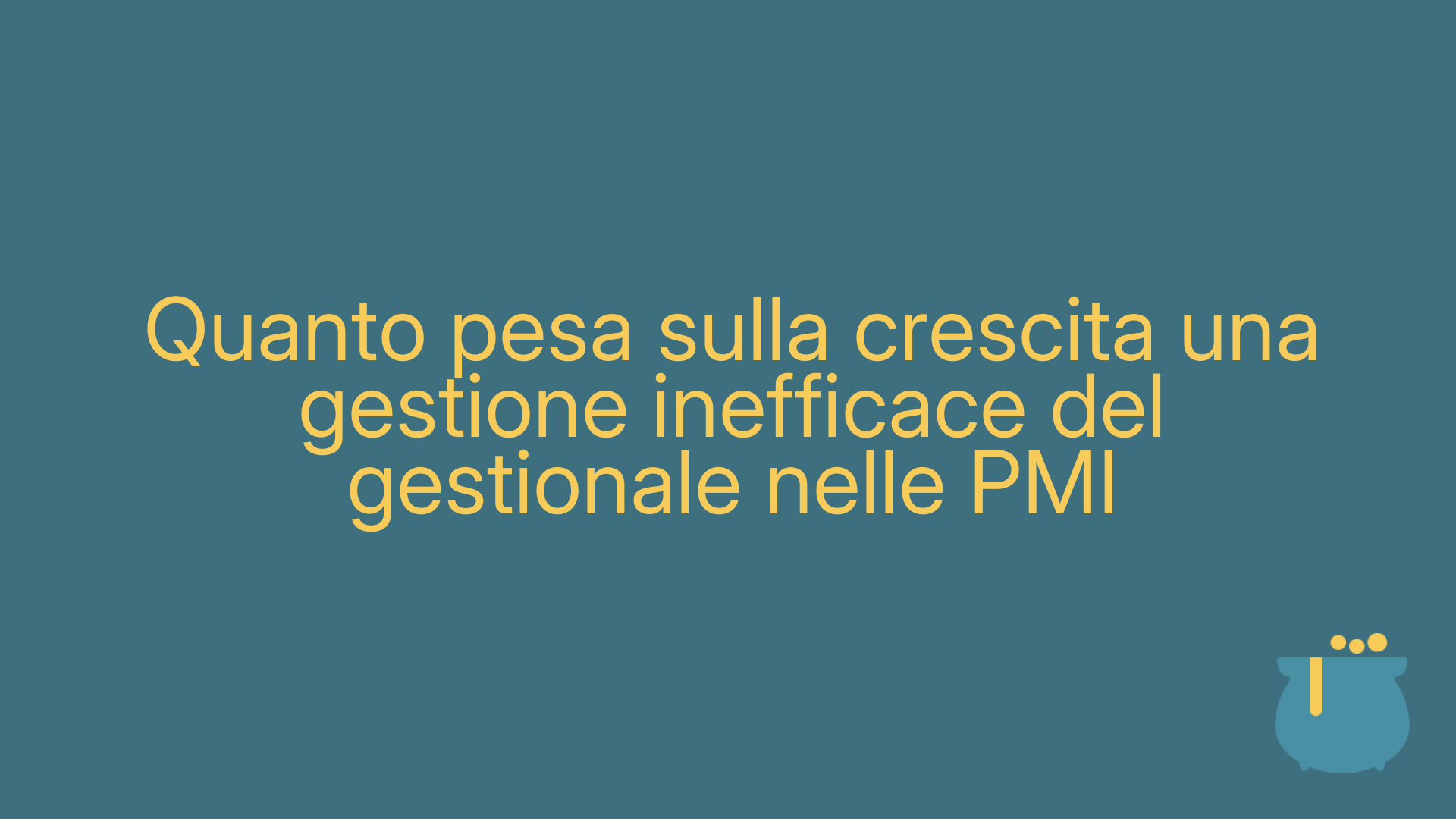 Quanto pesa sulla crescita una gestione inefficace del gestionale nelle PMI