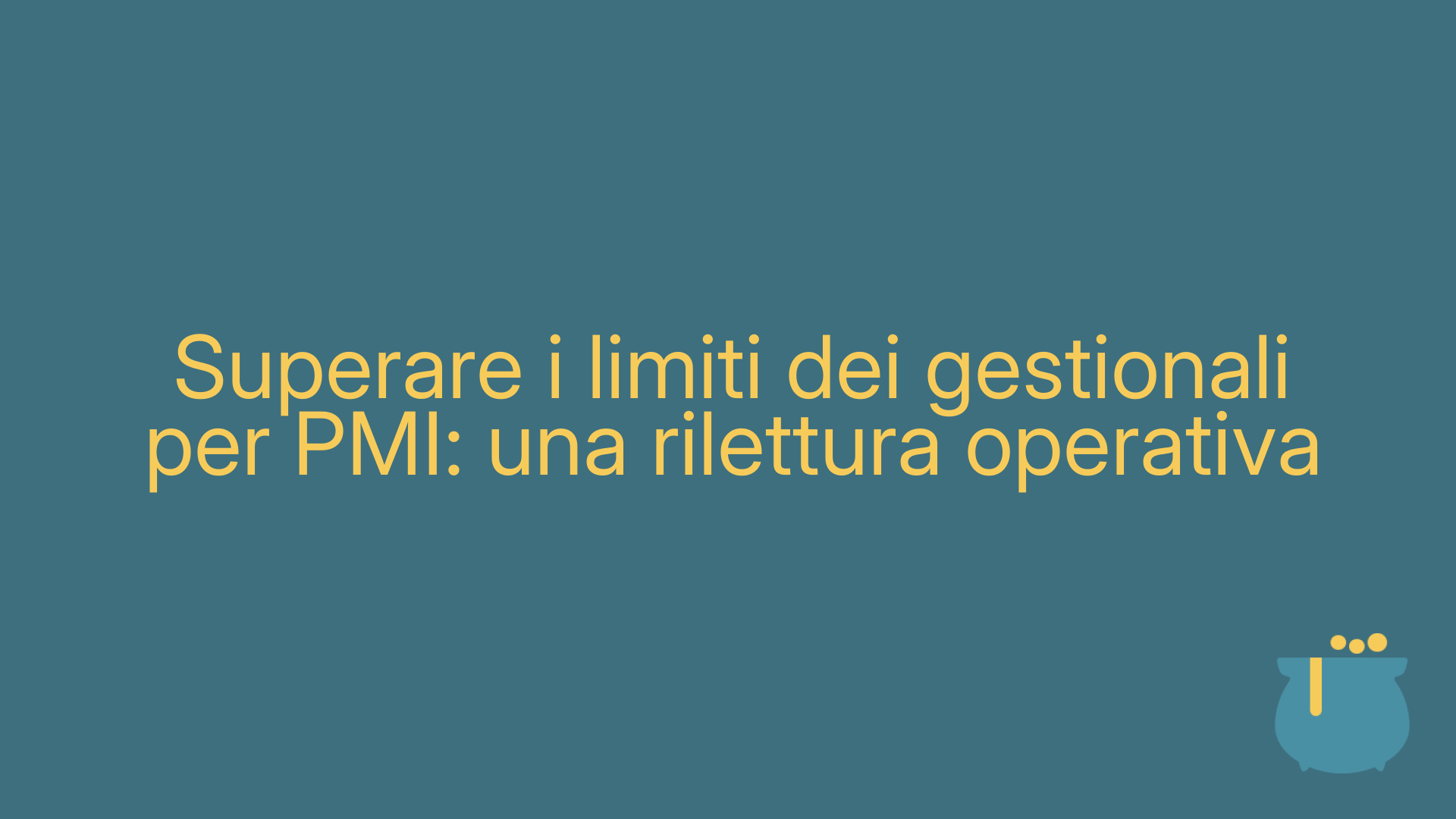 Superare i limiti dei gestionali per PMI: una rilettura operativa
